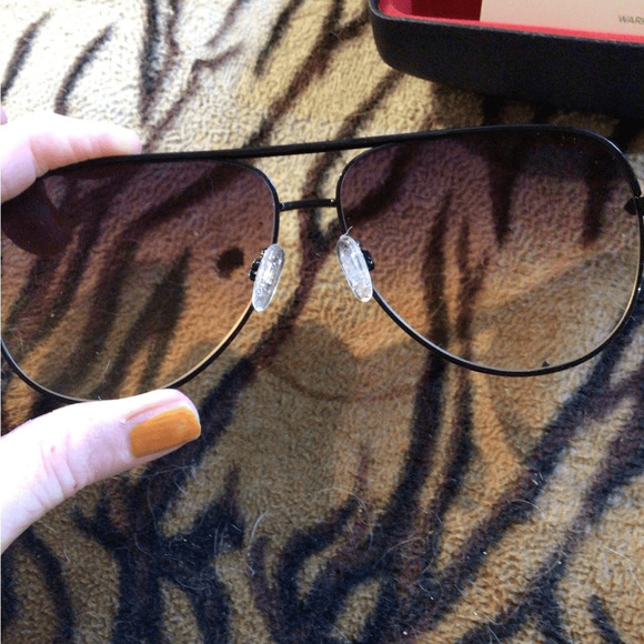 NEW! Rare QUAY high Key Cocoa fade Aviator Sunglasses ^read! main image 6